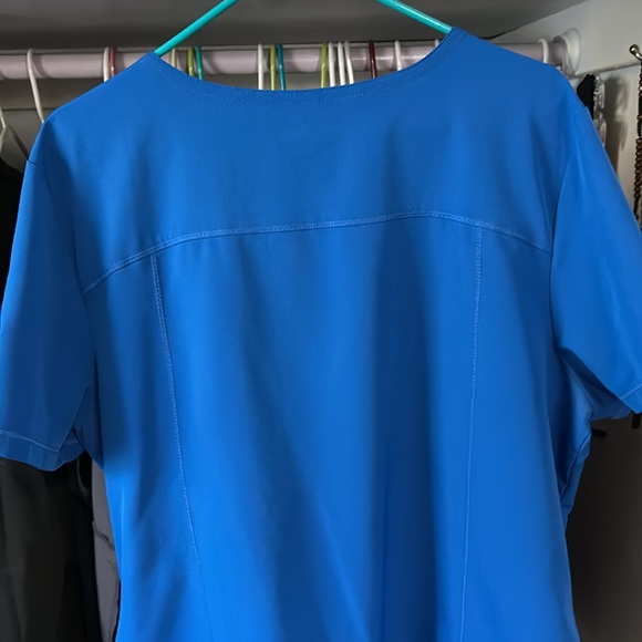 Dickies royal blue x-large scrub top. Used in good condition. - Picture 5 of 7